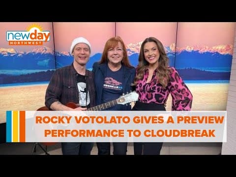 Rocky Votolato gives a preview performance to Seattle's Cloudbreak Music Festival - New Day NW