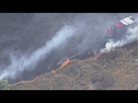 Fire crew keeping an eye overnight on brush fire in Roxborough Park area