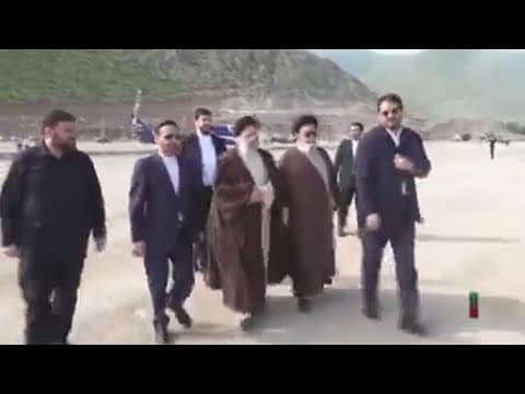 'No sign of life' at crash site of helicopter carrying Iran's president, others