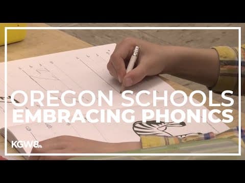 $120M in funding will go to Oregon schools to embrace phonics reading curriculum