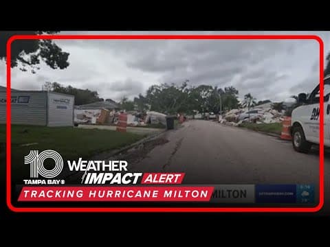 Pinellas County make efforts to remove debris ahead of Hurricane Milton