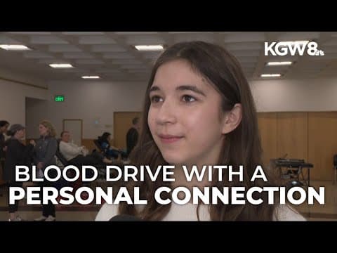 14-year-old hosts blood drive in honor of grandma who died of pancreatic cancer