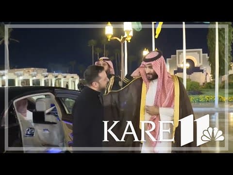 Ukrainian President Zelenskyy seeks to repair U.S. relations at summit in Saudi Arabia
