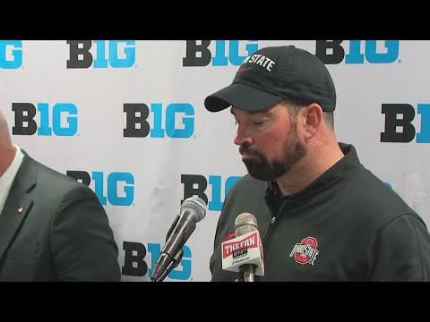 Ryan Day postgame interview | Ohio State-Rutgers