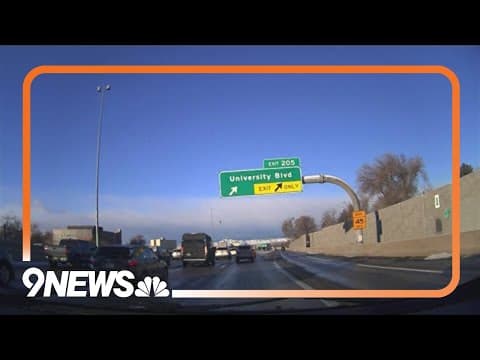 Icy roads lead to messy morning commute around Denver