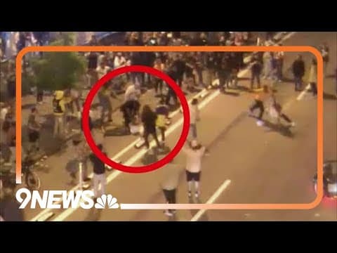 Man shares story after being slammed by Denver Police officer amid Nuggets celebrations