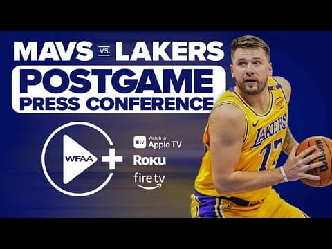 Luka Doncic returns to Dallas: LIVE postgame press conference coverage and interviews