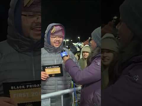 Mall of America shoppers wait overnight for Black Friday doorbusters