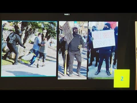 Trial continues for 2 men accused of starting a riot at a 2021 pro-Trump rally in Pacific Beach