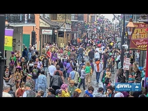 Mardi Gras LIVE on Bourbon Street – The Biggest Party in New Orleans!