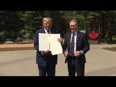 Trump, Starmer speak to press about trade agreement between U.S. and UK