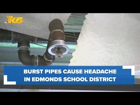Burst pipes force Meadowdale Elementary to temporarily move to new location