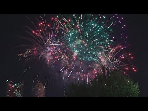 Thousands dazzled by fireworks, drone show during Red, White & BOOM!