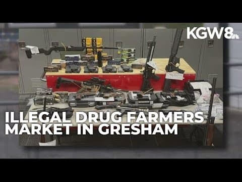 Illegal 'sunday market' in Gresham sold drugs like a farmers market, feds say