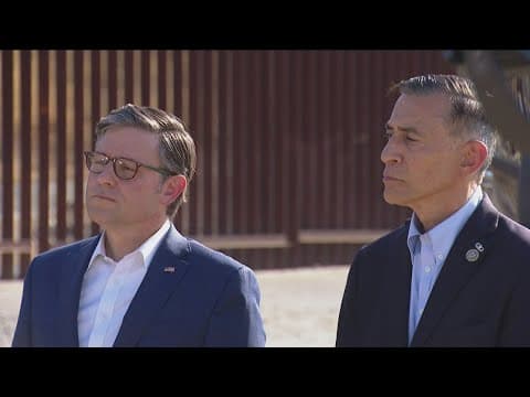 Republican leaders visit San Diego's southern border to discuss immigration