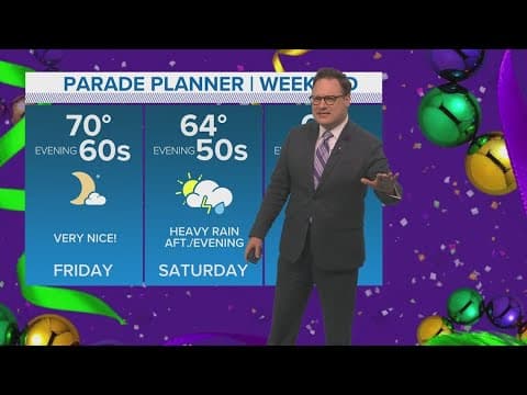 Weather: Anticipated weekend storms move parade start times, even those Friday night