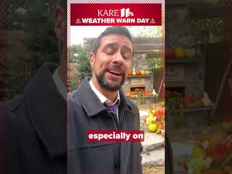 Say it ain't snow! A light snowfall on Halloween morning is prompting a KARE 11 Weather Warn day.