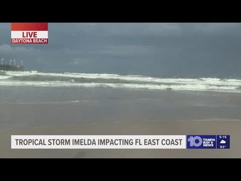 Tropical Storm Imelda is expected to affect Florida's east coast
