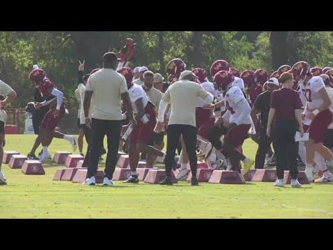 Another day at the office from Commanders Training Camp