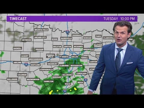 DFW Weather: Overnight rain likely in North Texas, cooler temps move in