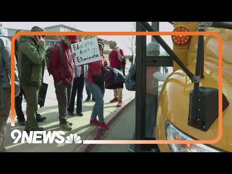 Colorado school district donates buses so teachers, families can protest future of education funding