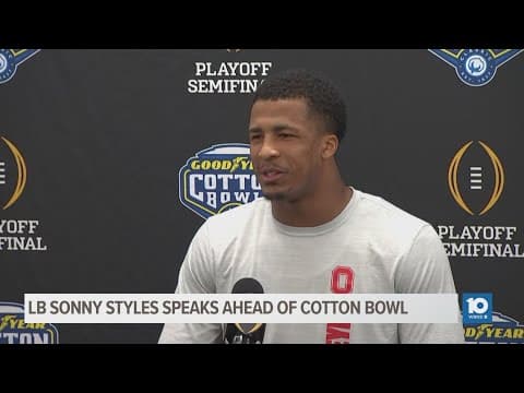 Sonny Styles pregame press conference: Ohio State vs. Texas | College Football Playoff