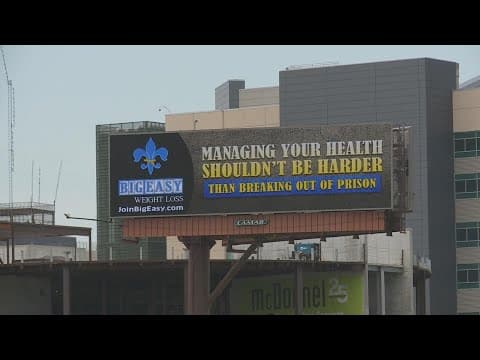 Billboard near Orleans Justice Center takes satirical swipe at historic jailbreak