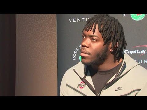 Ohio State defensive end Zach Harrison | Rose Bowl week