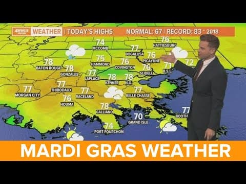 New Orleans Weather: Storms, cold then hot through Mardi Gras