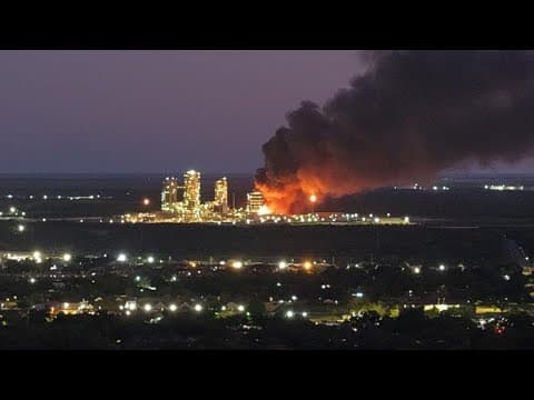 LIVE: Coverage on fire at Dow chemical plant in Freeport, Texas