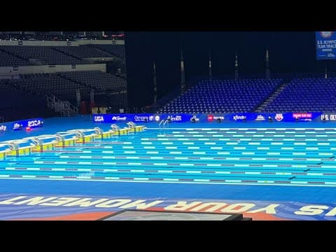 FULL PRESSER: Unveiling of pool for U.S. Olympic Swim Trials at Lucas Oil Stadium