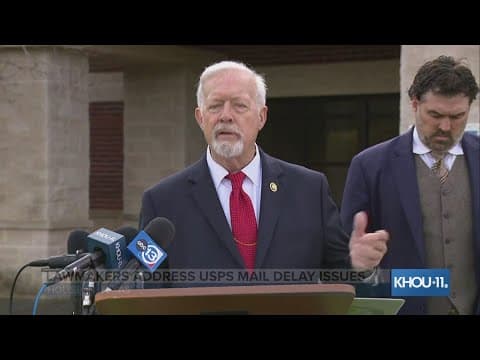Congressmen join calls for USPS transparency as Houston-area mail delay issues continue