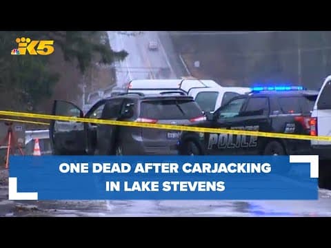 Carjacking suspect killed after police pursuit in Lake Stevens