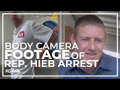 Police release body cam footage of Oregon state representative's arrest
