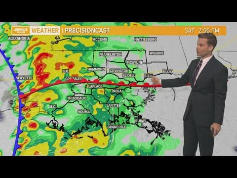 Some showers Friday, heavy storms return Saturday