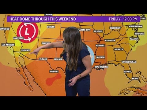 WFAA Weather: Warm temperatures remain in place this week