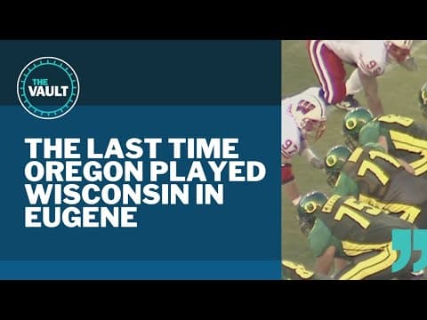 When the Ducks took on the Badgers in 2001 | KGW Vault