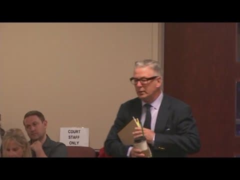 Alec Baldwin involuntary manslaughter trial on hold as judge considers motion to dismiss case