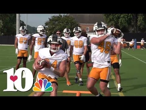 Tennessee football's first fall practice ahead of new season