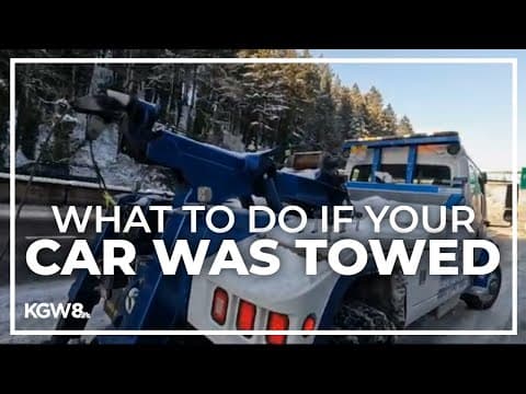 How Portlanders can recover their abandoned vehicles after snowstorm