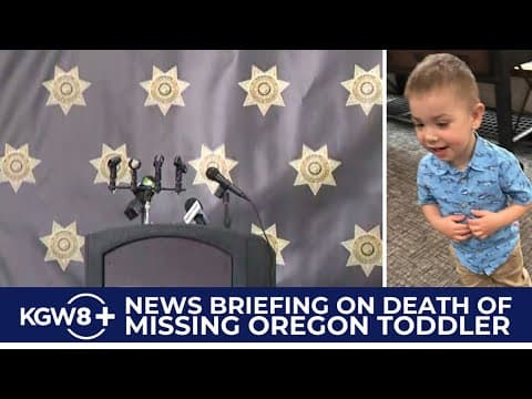 LIVE: News conference following recovery of body of Oregon toddler Dane Paulsen from river