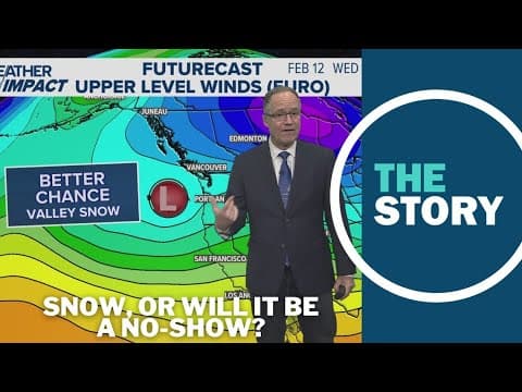 When is the Portland area's next chance for snow? Here's what we know