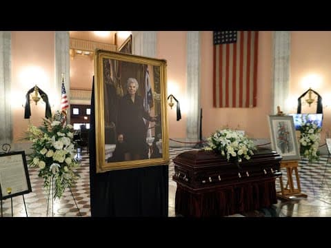 Jo Ann Davidson, Ohio's first and only female House speaker, lies in state at Statehouse