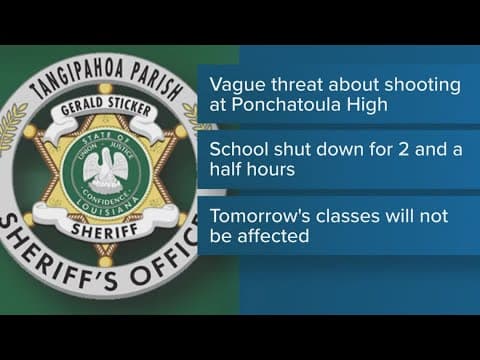 Tangipahoa deputies investigating threat to school