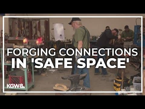 Oregon nonprofit offers veterans, first responders healing through blacksmithing