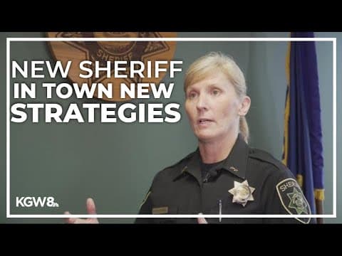 Multnomah County's new sheriff plans to tackle gun violence and homelessness