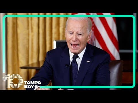 President Biden: 'Israel and Palestinians equally deserve to live in safety'