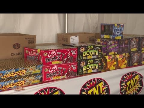Fireworks stands open for Independence Day