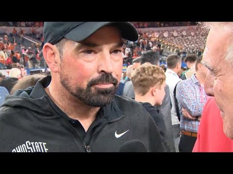 Ryan Day postgame interview | Ohio State vs. Texas Cotton Bowl