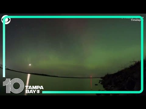 Timelapse video captures Northern Lights over Minnesota